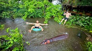 CRAZIEST FLOOD ON MY RANCH! *Saving Animals*