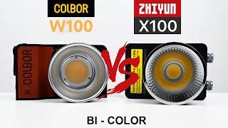 COLBOR W100 vs Zhiyun Molus x100 / CX100 Review | Best Smallest 100W COB BI COLOR LIGHT