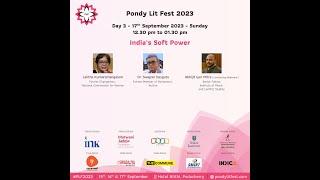 India's Soft Power | Pondy Lit Fest 2023