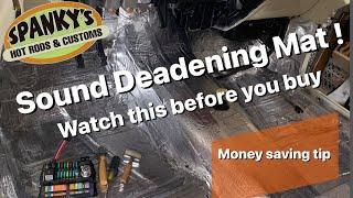 Automotive Sound deadening ! MUST WATCH before you buy  #hotrod  #sounddeadening #caraudio #diy