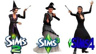  Sims 2 vs Sims 3 vs Sims 4 : Witch / Spellcaster