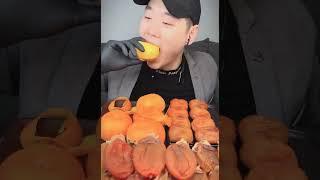 #persimmon #asmr eating broadcast crispy persimmon fluid persimmon