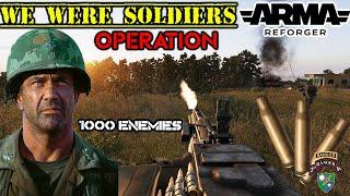 ARMA REFORGER - OPERATION WE WERE SOLDIERS (1000+ ENEMIES) M60 SUPERIORITY @75thRangerRegimentmilsim