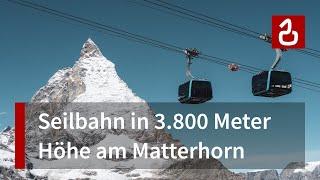 «Matterhorn Glacier Ride» Zermatt | Die höchste 3S der Welt am Klein Matterhorn