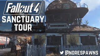 Fallout 4 - Detailed Sanctuary Tour (with commentary)