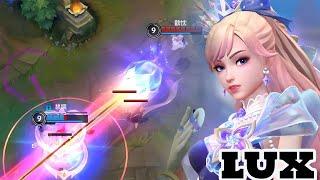 Wild Rift lux - Crystal Rose lux Skin Gameplay Rank