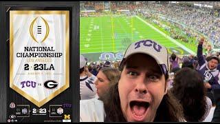 TCU Fans During the National Championship (feat. Georgia Fans)