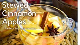 Stewed Cinnamon Apples | Compot de Mere cu Scortisoara | Bella's Delicious Finds