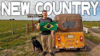 Entering into BRAZIL in a Tuk Tuk ​ | Episode 16