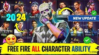 Free Fire All Character Ability || All Characters Ability In Free Fire | FF All Characters Abilities