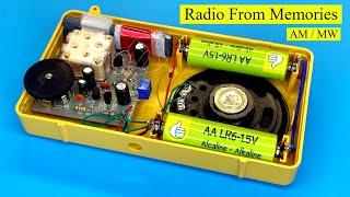 how to make a simple AM Radio | Building radio AM , DIY Kit