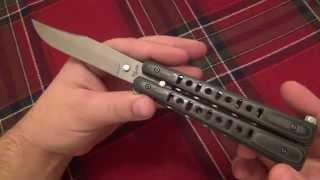 Knife Review : Bear Ops "Bear Song III" - Bad Balisong Design?