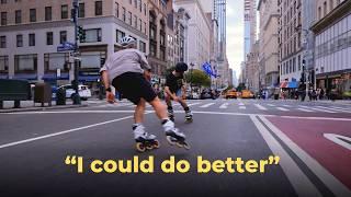 Bickering with my Skate Hero | Harlem to FiDI on Rollerblades (micʼd up)