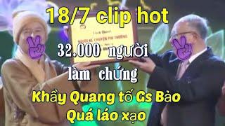 Buổi lễ vinh danh hoành tráng quá... Giáo sư Bảo - Thích Chân Quang