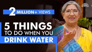 Mistakes to avoid while drinking water | Dr. Hansaji