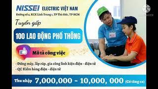 Tuyển Dụng LAO ĐỘNG PHỔ THÔNG | Làm Việc ĐIỆN TỬ - KCX LINH TRUNG 1 TP. THỦ ĐỨC | TP. HỒ CHÍ MINH