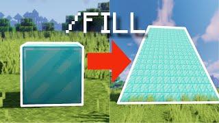 How to use the /FILL command in Minecraft! (1.16.1+)