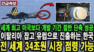 한국 독자 개발 레이더로 세계 시장 진출 | 미국보다 빠른 개발로 34조원 잭팟