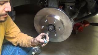 The Average Guys Garage: How to change the front brakes on a Nissan Titan