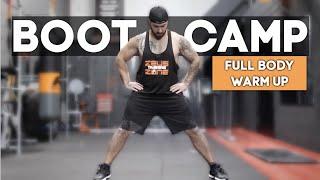 Pre Boot Camp 5 Min Full Body Warm Up - Stretching Exercises & Warm Up