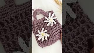 Şipşak papatya yapımı #hasırçanta #çantayapımı #challenge #hanmade #crochet