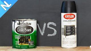 Chalkboard paint which one is better paint or spray? Rust-oleum vs Krylon