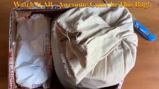 Unboxing 60 Lb. of World Coins TREASURE HUNT - AWESOME PROFIT and 150 YEAR OLD COIN