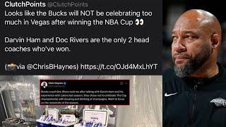 BREAKING NEWS! DARVIN HAM AND BUCKS REJECT CELEBRATING CUP WIN AFTER WHAT HAPPENED WITH LAKERS!