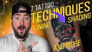 ALL TATTOO TECHNIQUES in ONE VIDEO