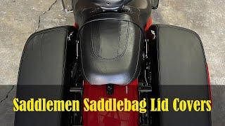 Saddlemen Saddlebag Lid Cover 2022 Harley Touring Motorcycle