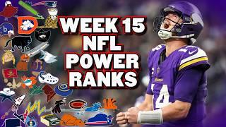 Very Honest NFL Power Rankings Week 15