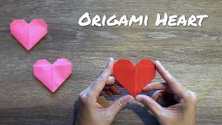 How to fold a paper heart / Easy Origami Heart