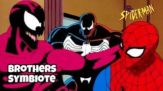 Venom & Carnage take on Spider-Man & War Machine | Spider-Man: The Animated Series (HD)