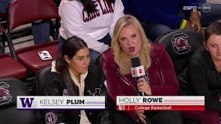 Kelsey Plum On Caitlin Clark Breaking Her Record, A'ja Wilson's Book | #1 South Carolina vs Georgia