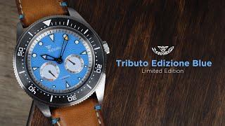 12 Years of Horological Harmony: Gnomon Watches & Squale's Tributo Edizione Blue Revealed!