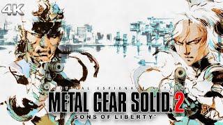 METAL GEAR SOLID 2 HD All Cutscenes (MASTER COLLECTION) Full Game Movie 4K 60FPS Ultra HD