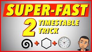 SUPERFAST 2 Timestable trick (what your teacher didn't tell you!!)