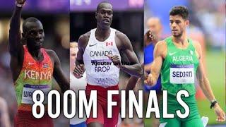 "Emmanuel Wanyonyi Wins Gold in Paris 2024 Men's 800m Final | Thrilling Race Highlights"