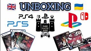 ІГРИ З-ЗА КОРДОНУ PS1/PS4/PS5/NINTENDO SWITCH/ UNBOXING | GAME CASTLE SHOP #01