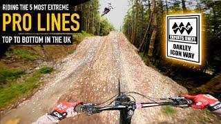 RIDING THE 5 MOST INSANE PRO TRAILS IN THE UK!!