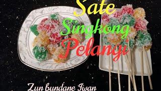 sate singkong pelangi tanpa agar-agar ide rumahan#zunbundaneiwan