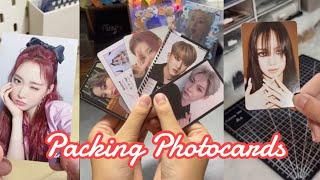 🩰 Packing Kpop Photocards #5 [ ASMR ] | tiktok compilation |