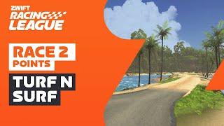 Zwift Racing League // Race 2 - Turf N Surf Points Race