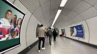 TIME TO GO HOME: A glimpse of London’s latest underground line. Information in description box  