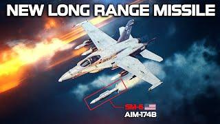 AIM-174B United States New Longest-Range Air To Air Missile | F-18C Hornet Vs Su-27 + Su-57 | DCS |