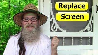 How To ReScreen a Screen Door – DIY Replace It Yourself