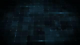 Cool Technology Background Video Loop - 3D Digital Grid Slow-Motion