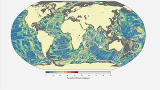 EarthByte Present Day Age and Spreading Parameter Grids