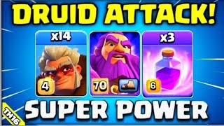 FIREBALL + MASS DRUIDS = WOW!!! Th16 Attack Strategy Clash of clans