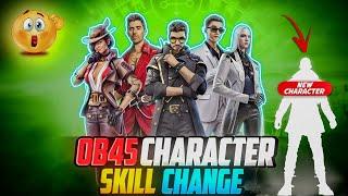 AFTER OB45 UPDATE  { CHARACTER SKILL } CHANGED // INTRODUCE " NEW CHARACTER " // ALOK WUKONG 